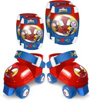 Marvel Spidey Rolschaatsen met Bescherming Rood/Blauw maat 23 27