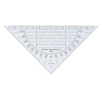 Geodriehoek Aristo 1550 160mm flexibel transparant