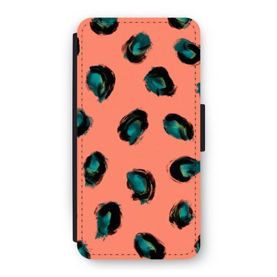 Pink Cheetah: iPhone 12 Flip Hoesje