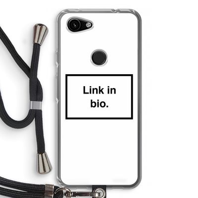 Link in bio: Pixel 3a Transparant Hoesje met koord