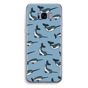 Narwhal: Samsung Galaxy S8 Plus Transparant Hoesje