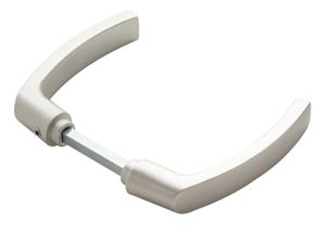 Ivana 57205 Deurkruk blok nr. 10 aluminium F1 deurdikte 48-62 mm