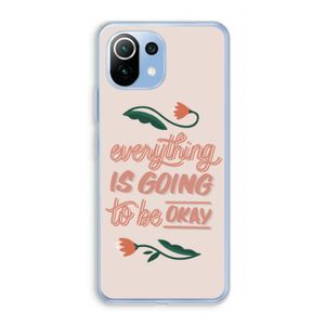 Optimistic flower girl: Xiaomi Mi 11 Lite Transparant Hoesje