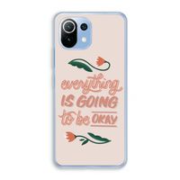 Optimistic flower girl: Xiaomi Mi 11 Lite Transparant Hoesje