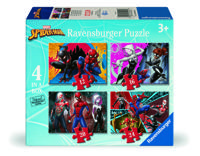 Ravensburger puzzels Marvel Spider-Man 4in a box 12/16/20/24 stukjes
