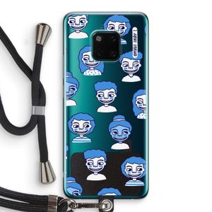 Gezichtjes: Huawei Mate 20 Pro Transparant Hoesje met koord