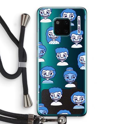 Gezichtjes: Huawei Mate 20 Pro Transparant Hoesje met koord