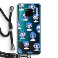 Gezichtjes: Huawei Mate 20 Pro Transparant Hoesje met koord