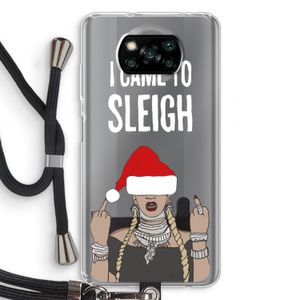 Came To Sleigh: Xiaomi Poco X3 NFC Transparant Hoesje met koord