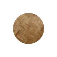 HSM - HSM Collection-Rond Tafelblad Fishbone-ø150x4-Naturel-Eiken - thumbnail