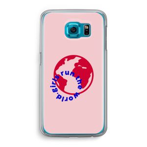 Run The World: Samsung Galaxy S6 Transparant Hoesje