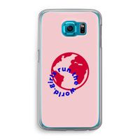 Run The World: Samsung Galaxy S6 Transparant Hoesje