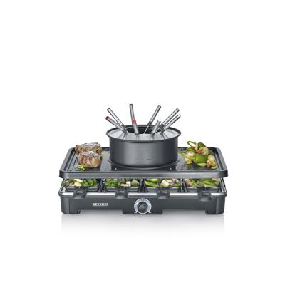 Severin RG2347 Racletteset Zwart