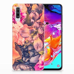 Samsung Galaxy A70 TPU Case Bosje Bloemen