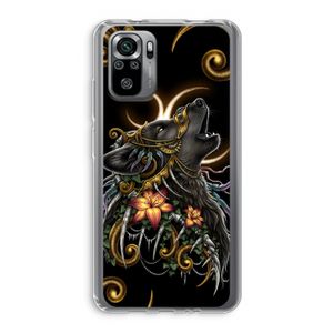 Huilende Wolf: Xiaomi Redmi Note 10S Transparant Hoesje