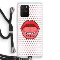 Yolo Denise: Samsung Galaxy S10 Lite Transparant Hoesje met koord