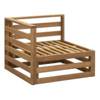 Leen Bakker - Loungebank Element Clermont - Hoek - 63x78x78 Cm - Hout - Bruin