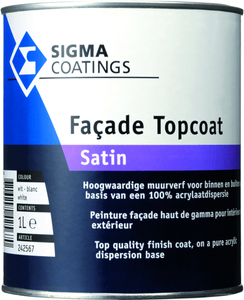 sigma facade topcoat satin wit 5 ltr