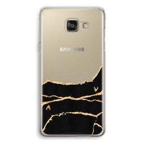 Gouden marmer: Samsung Galaxy A5 (2016) Transparant Hoesje