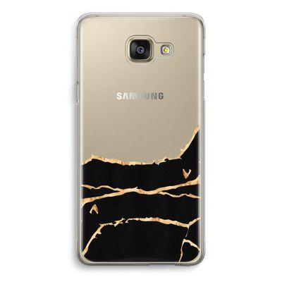 Gouden marmer: Samsung Galaxy A5 (2016) Transparant Hoesje