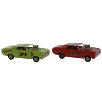 Decoratieve figuren Home ESPRIT Rood Groen Vintage 25,5 x 10 x 8,5 cm (2 Stuks)
