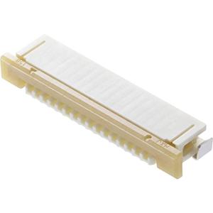 Molex 522712269 FFC/FPC-aansluiting Totaal aantal polen: 22 Rastermaat: 1 mm Inhoud: 1 stuk(s) Tape on Full reel