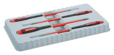 Bahco Schroevendraaierset ERGO™ | geïsoleerd | VDE | driecomponentengreep | smal blad | TORX® - 4-delig - BE-9880SL