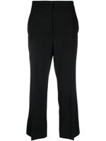 Rochas pantalon court en laine - Noir