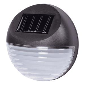 Solar LED verlichting - 16x stuks - voor huis/muur/schutting - 11 cm - zwart