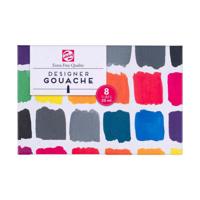 Talens gouache extra fijn mengset, 8x20ml tubes