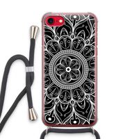 Roses Are Red: iPhone SE 2020 Transparant Hoesje met koord
