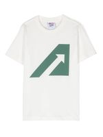 Autry Kids t-shirt en coton à logo imprimé - Blanc