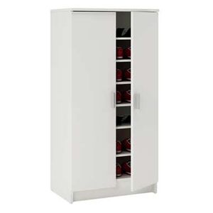 Schoenenkast Cabinet - wit - 108,4x54,6x35,3 cm - Leen Bakker