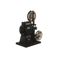 Decoratieve figuren Home ESPRIT Zwart Zilverkleurig Vintage Klassieke films 23,5 x 11 x 24,5 cm