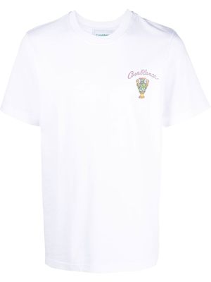 Casablanca t-shirt Amour En Fleur à imprimé graphique