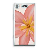 Pink Ellila Flower: Sony Xperia XZ1 Compact Transparant Hoesje - thumbnail