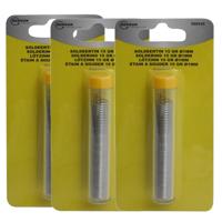 Soldeertin voor soldeerbout - 3x - 15 gram - 3 meter - 1 mm dik