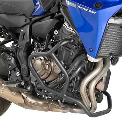 GIVI Valbeugel, Valbeugels voor de moto, TN2130 Zwart gepoedercoat staal onderzijde