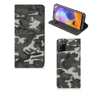 Samsung Galaxy A31 Hoesje met Magneet Army Light