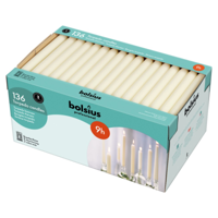 Bolsius professional torpedokaarsen ivoor 240/22 mm 9h (136 stuks)