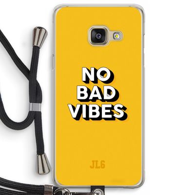 No Bad Vibes: Samsung Galaxy A3 (2016) Transparant Hoesje met koord