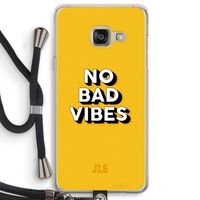 No Bad Vibes: Samsung Galaxy A3 (2016) Transparant Hoesje met koord
