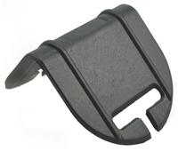 Kunststof hoekbeschermers zwart 22 x 41 mm (max. bandbreedte x vleugelbreedtes) met t-gap