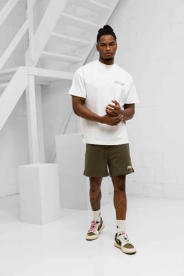 Jorcustom Script Mesh Loose Fit Zomerset Heren Wit/Donkergroen - Maat XL - Kleur: DonkergroenWit | Soccerfanshop
