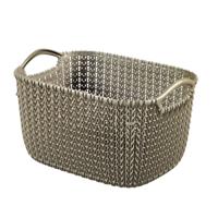Curver Opbergmand Knit-Look 8L Bruin