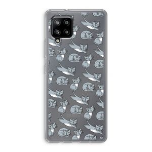 Poezen: Samsung Galaxy A42 5G Transparant Hoesje