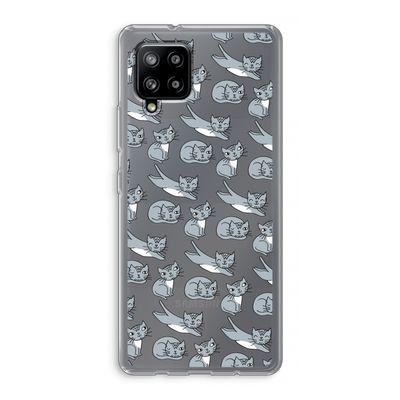 Poezen: Samsung Galaxy A42 5G Transparant Hoesje
