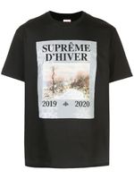 Supreme t-shirt D'Hiver imprimé - Noir