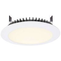 Deko Light 565235 LED Panel Round III 26 LED-inbouwlamp Energielabel: G (A - G) LED LED vast ingebouwd 26 W Verkeerswit (RAL 9016) - thumbnail