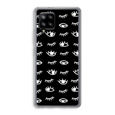Eye pattern #3: Samsung Galaxy A42 5G Transparant Hoesje